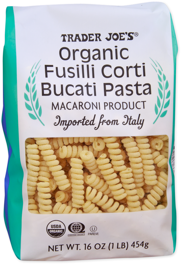 Органическая паста Fusilli Corti Bucati