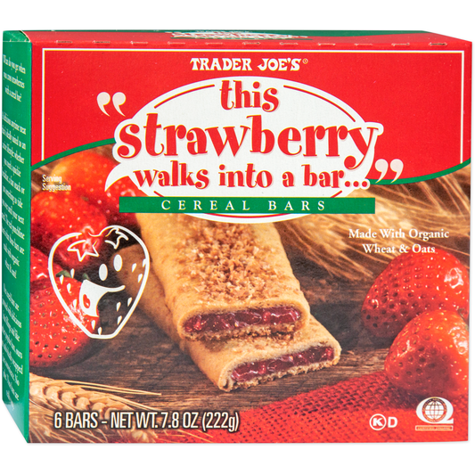 "This Strawberry Walks into a Bar" Cereal Bars